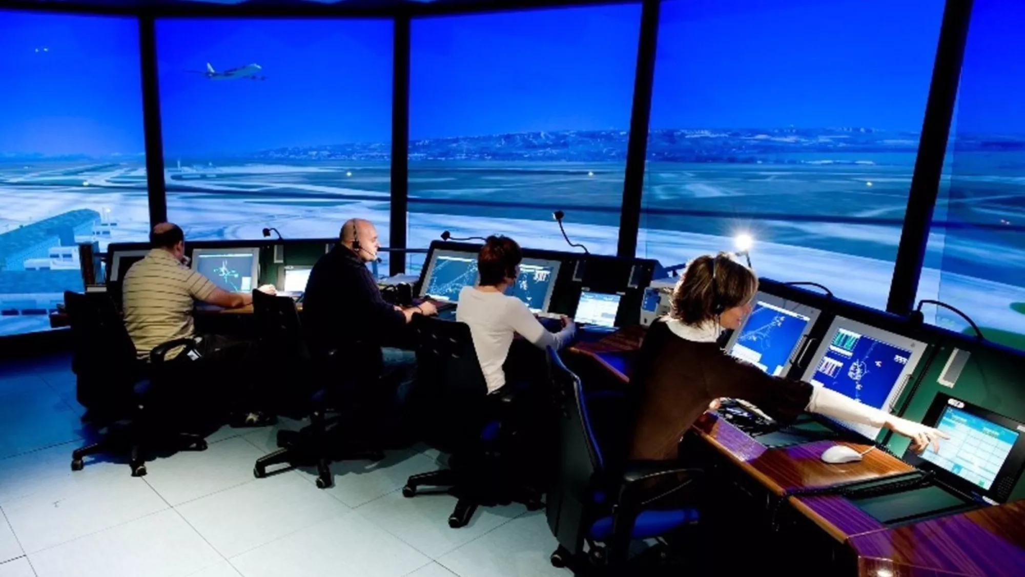 Imagen de controladores aéreos / EUROPAPRESS