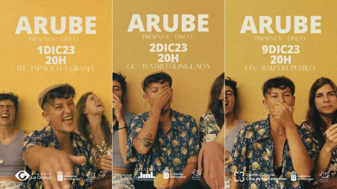 Arube actuará en Tenerife, Gran Canaria y Fuerteventura / CEDIDA