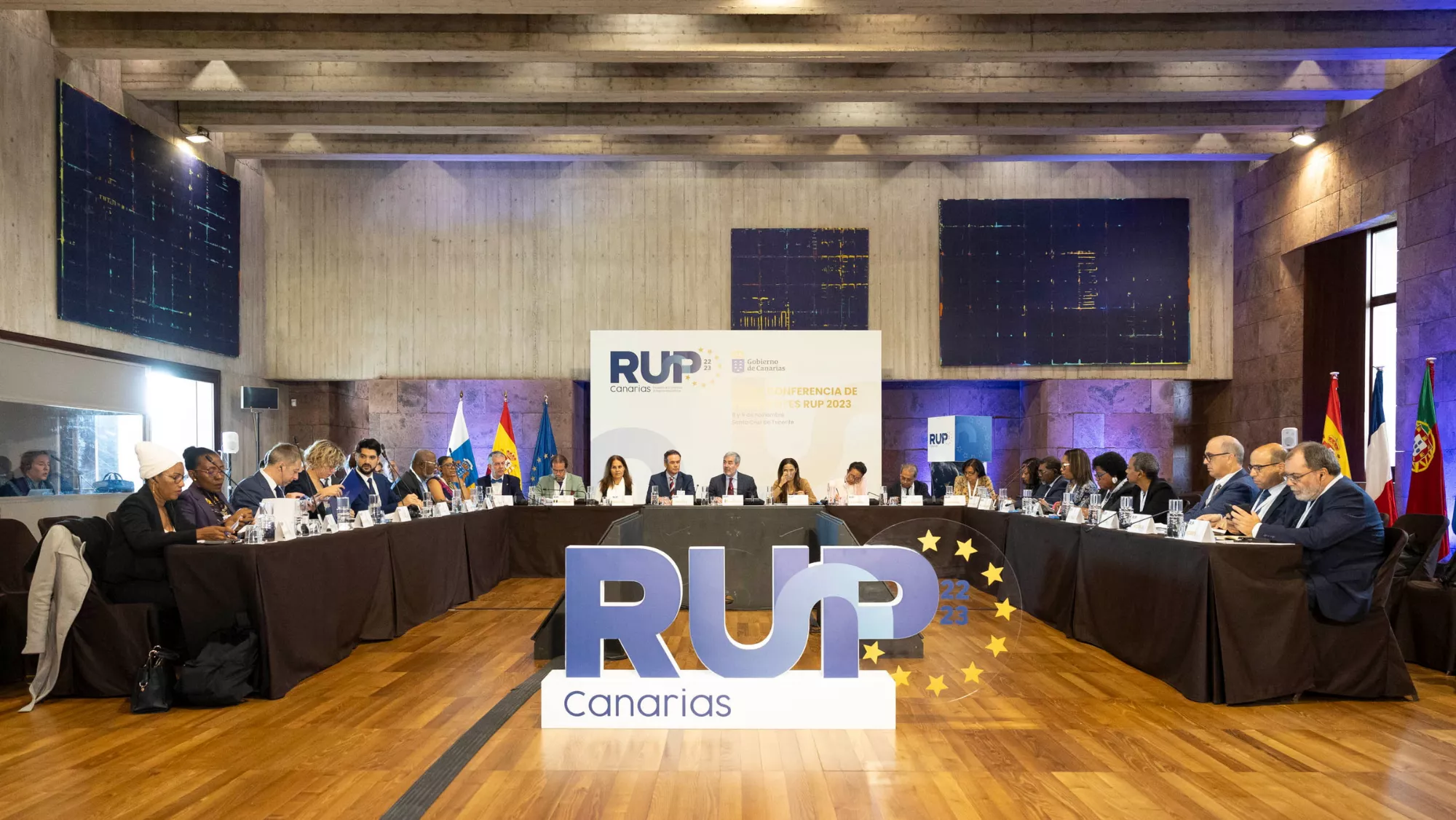 Imagen de archivo de la celebración de la conferencia de presidentes de las regiones ultraperiféricas de la Unión Europea en Tenerife / EFE - MIGUEL BARRETO