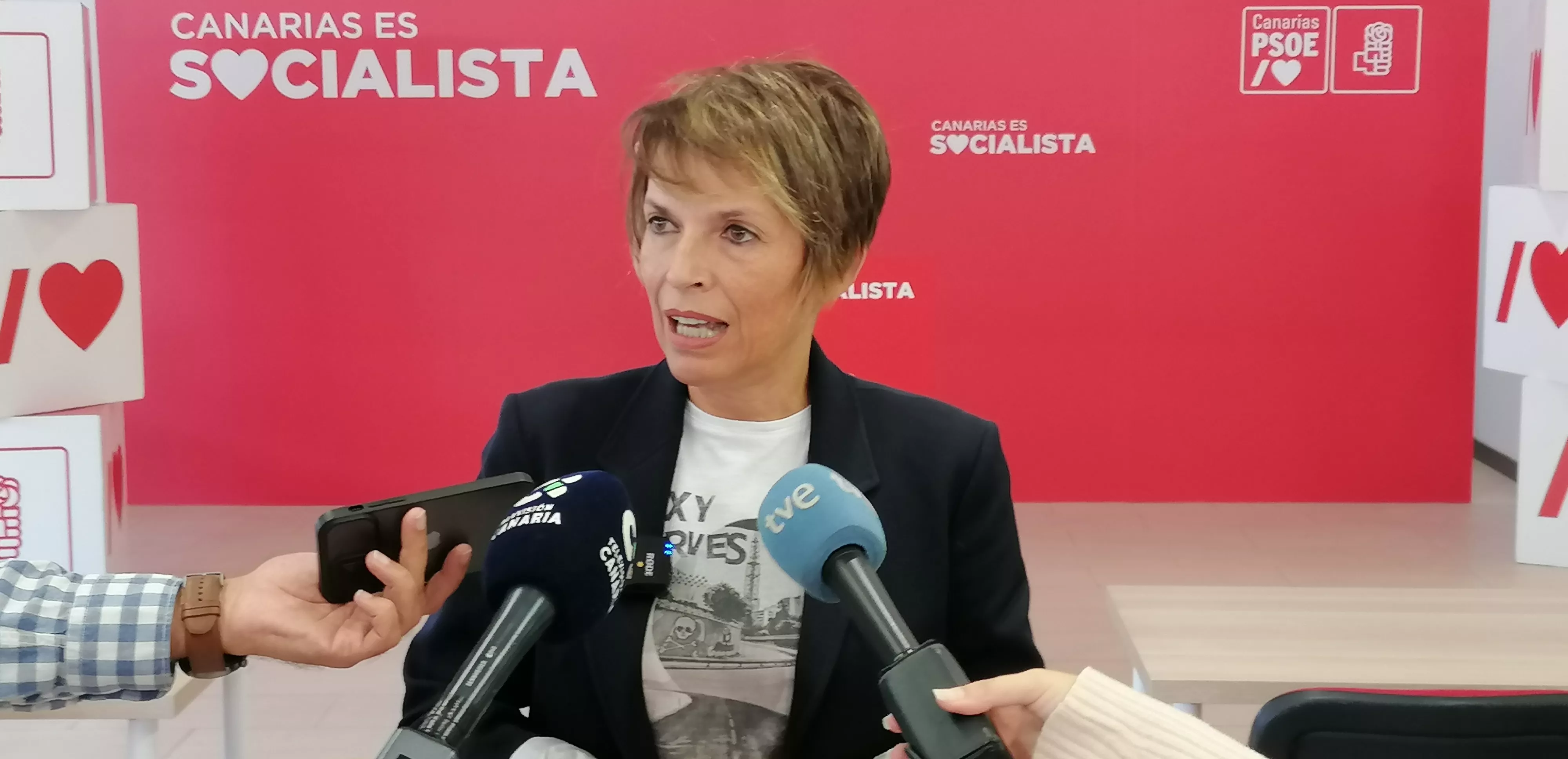 Elena Máñez, vicesecretaria portavoz del PSOE Canarias. / CEDIDA