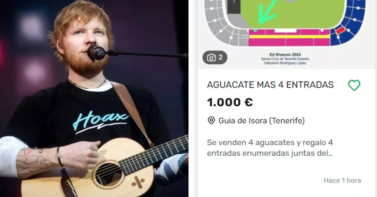 Ed Sheeran y la reventa de entradas. / MONTAJE AH