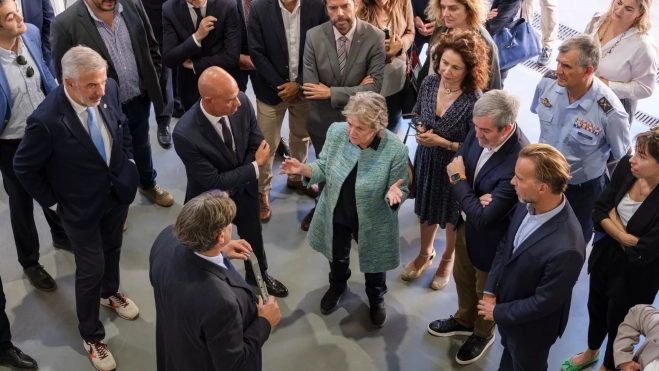 La comisaria europea, Elisa Ferreira, destacó la biorrefinería como ejemplo para la Unión Europea / EFE - ÁNGEL MEDINA G. La comisaria europea, Elisa Ferreira, destacó la biorrefinería como ejemplo para la Unión Europea / EFE - ÁNGEL MEDINA G.