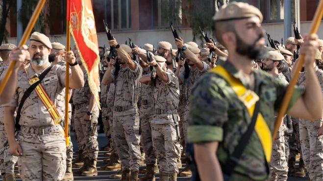 Los casi 170 militares canarios estarán fuera seis meses / EFE- QUIQUE CURBELO