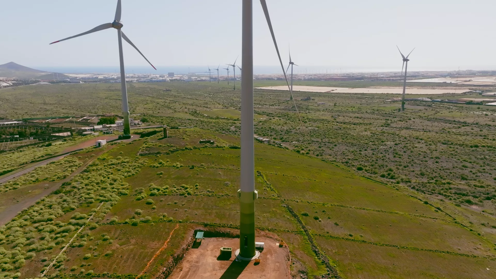 Parque eólico en Aguimes./ (renovables)