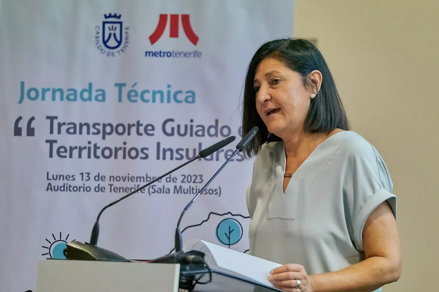 La consejera de Movilidad del Cabildo de Tenerife. Eulalia García. / CABILDO DE TENERIFE