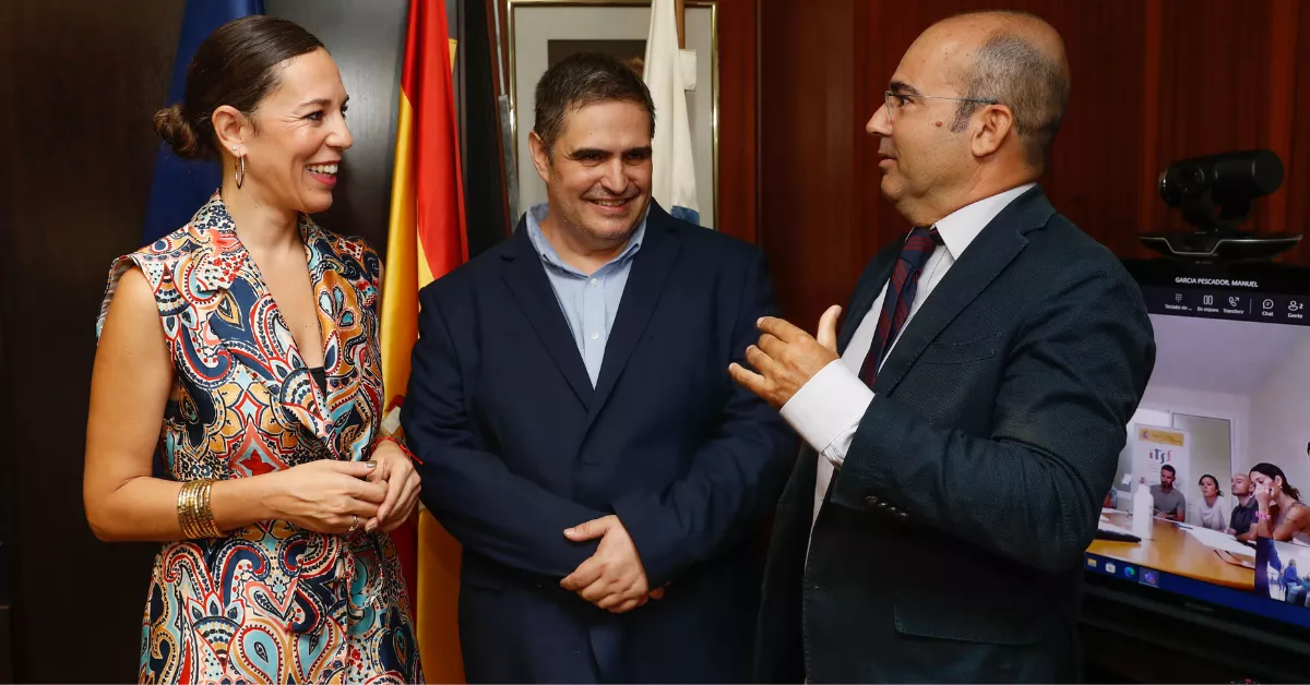 Representantes del Gobierno que presentaron el plan de choque contra la economía sumergida / ATLÁNTICO HOY - ELVIRA URQUIJO A.