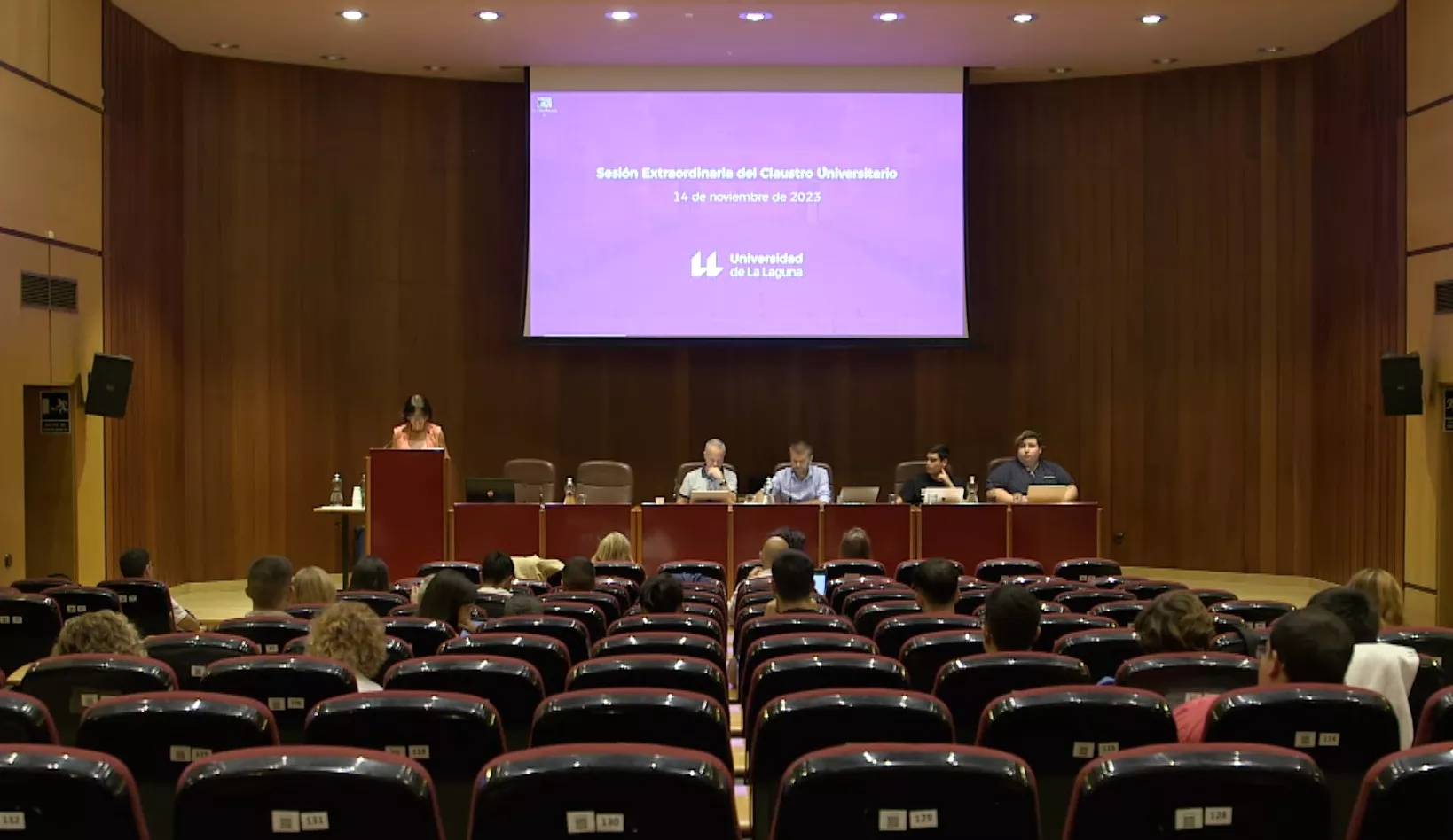 Celebración del claustro de una Universidad de La Laguna. / UNIVERSIDAD DE LA LAGUNA