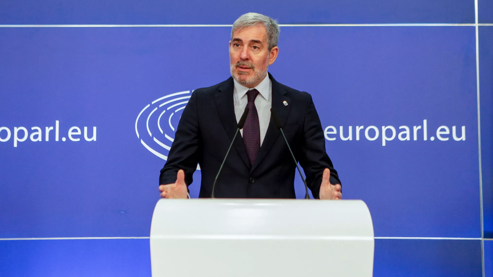 Clavijo en su visita a Bruselas / EFE