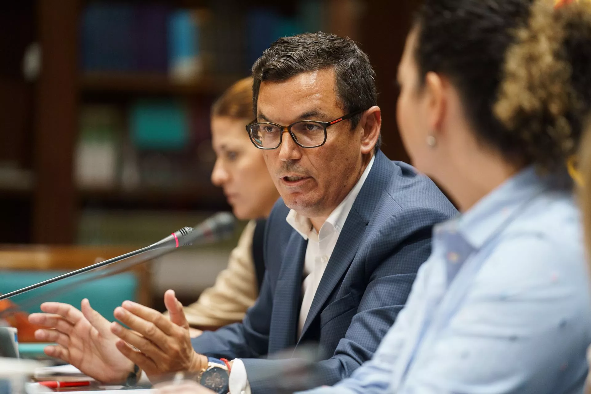 El consejero de Obras Públicas, Vivienda y Movilidad del Gobierno de Canarias, Pablo Rodríguez / EFE / Ramón de la Rocha