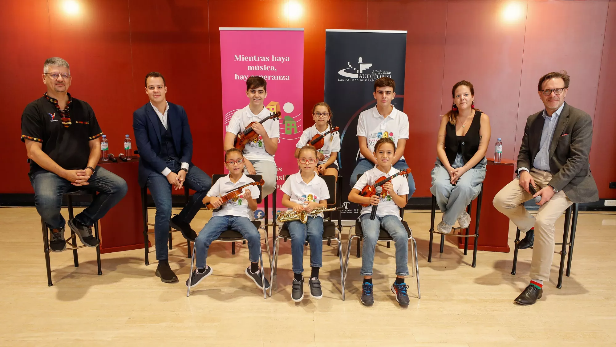 Barrios Orquestados dará su primer concierto benéfico de invierno en el Auditorio Alfredo Kraus / EFE - ELVIRA URQUIJO