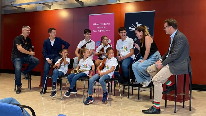 La orquesta infantil y juvenil visitaráFuerteventura, Lanzarote y Tenerife, además de actuar en Gran Canaria / ATLÁNTICO HOY - ARIADNA MARTÍNEZ