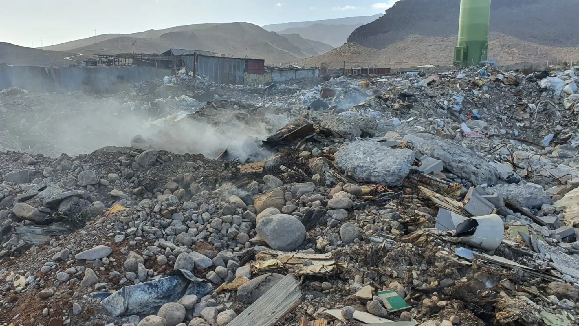 Incendio provocado en el vertedero / GUARDIA CIVIL