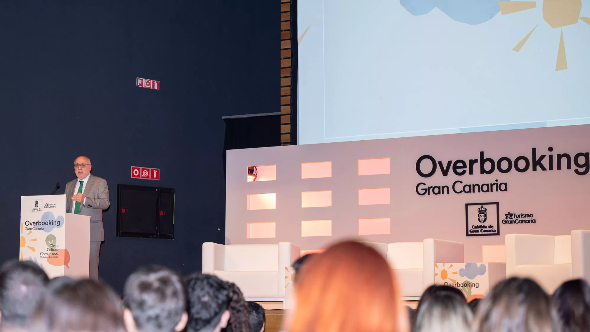 Antonio Morales en el acto inaugural de Overbooking Gran Canaria / CABILDO DE GRAN CANARIA