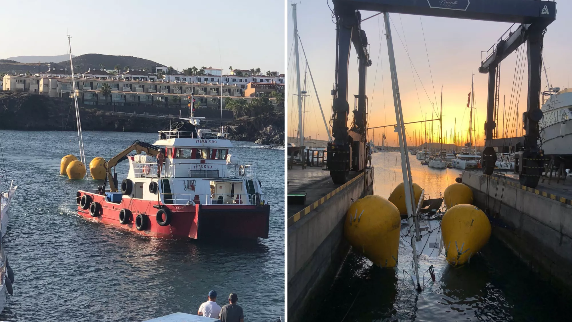 Rescate del velero / ATLÁNTICO HOY