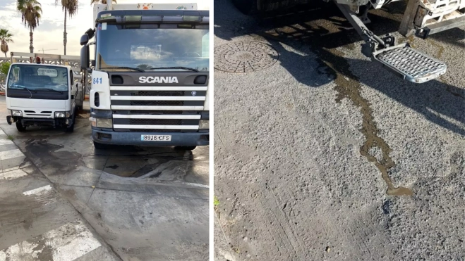 Estado de algunos camiones de recogida / CEDIDA