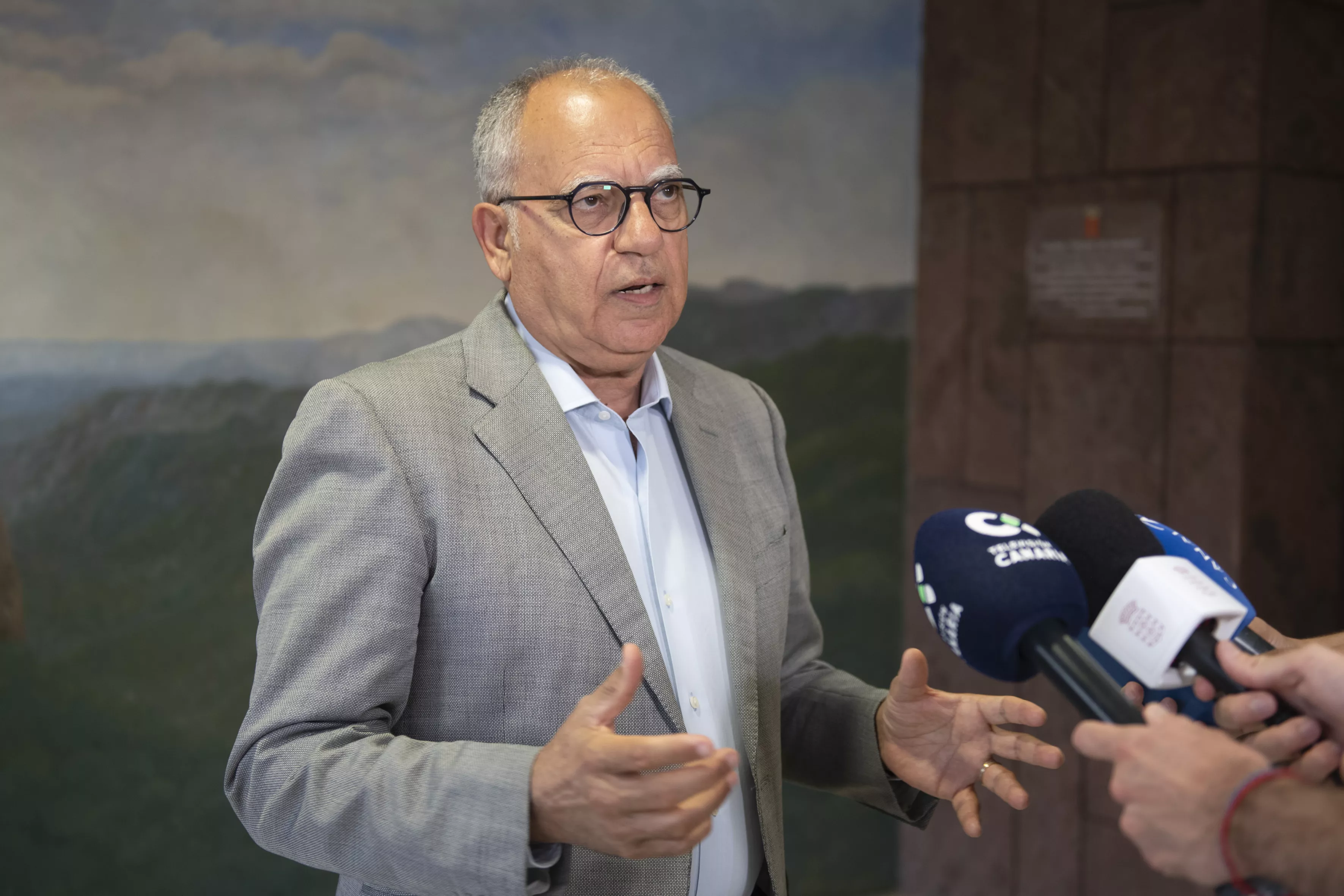 Casimiro Curbelo, presidente del Cabildo de La Gomera / CEDIDA Casimiro Curbelo, presidente del Cabildo de La Gomera / CEDIDA