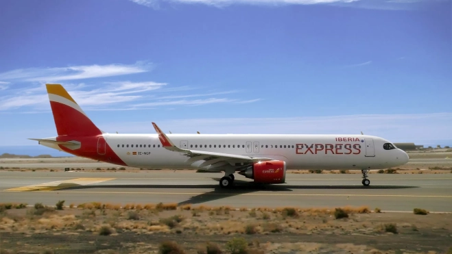Un avión de Iberia Express./ CEDIDA