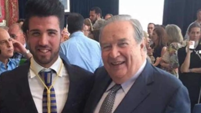 David Suárez (CC) junto a Jerónimo Saavedra / CC