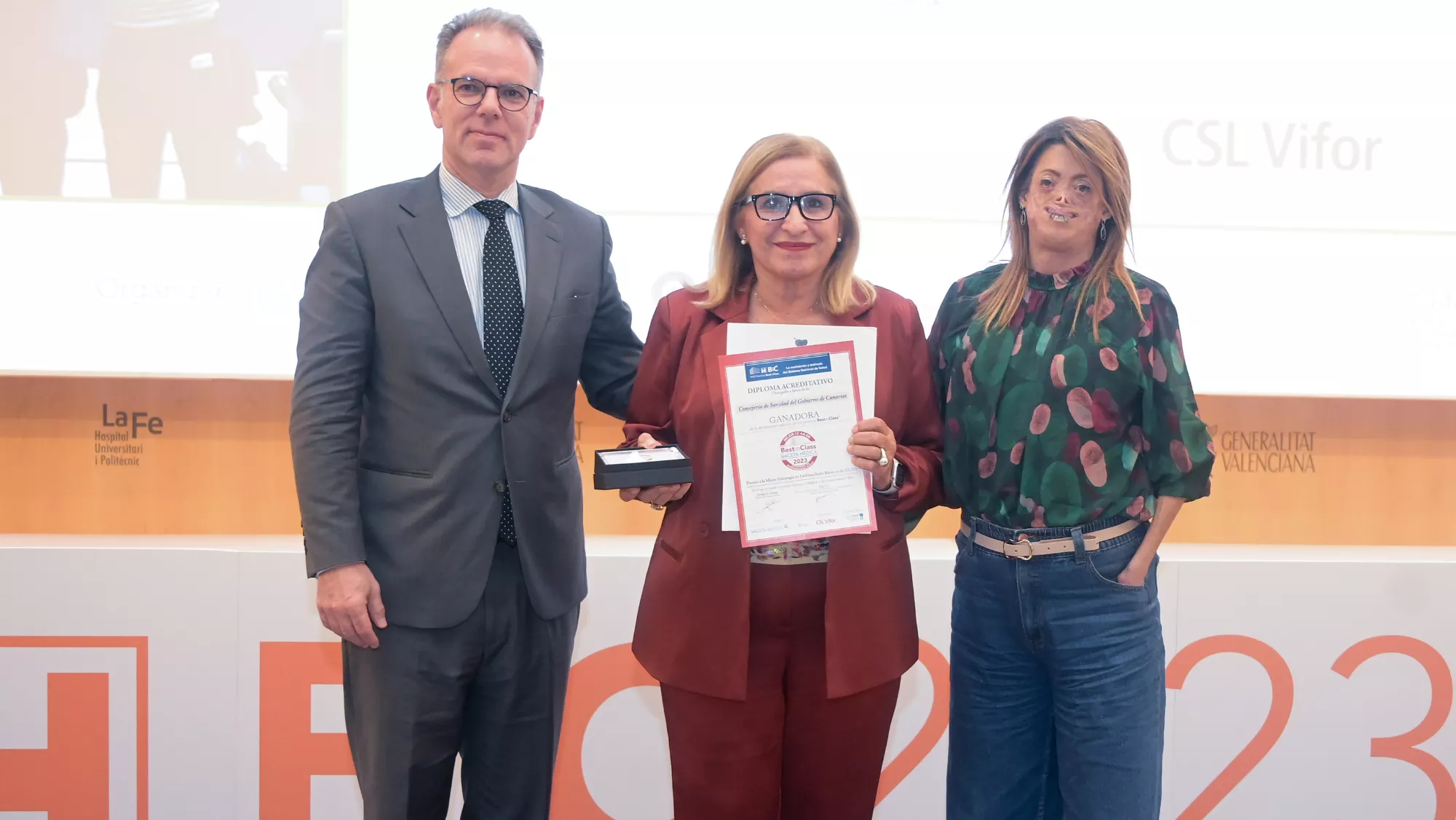 Momento de la entrega del premio / GOBIERNO DE CANARIAS