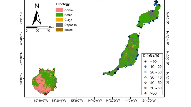 Mapa radiactividad/ ULPGC