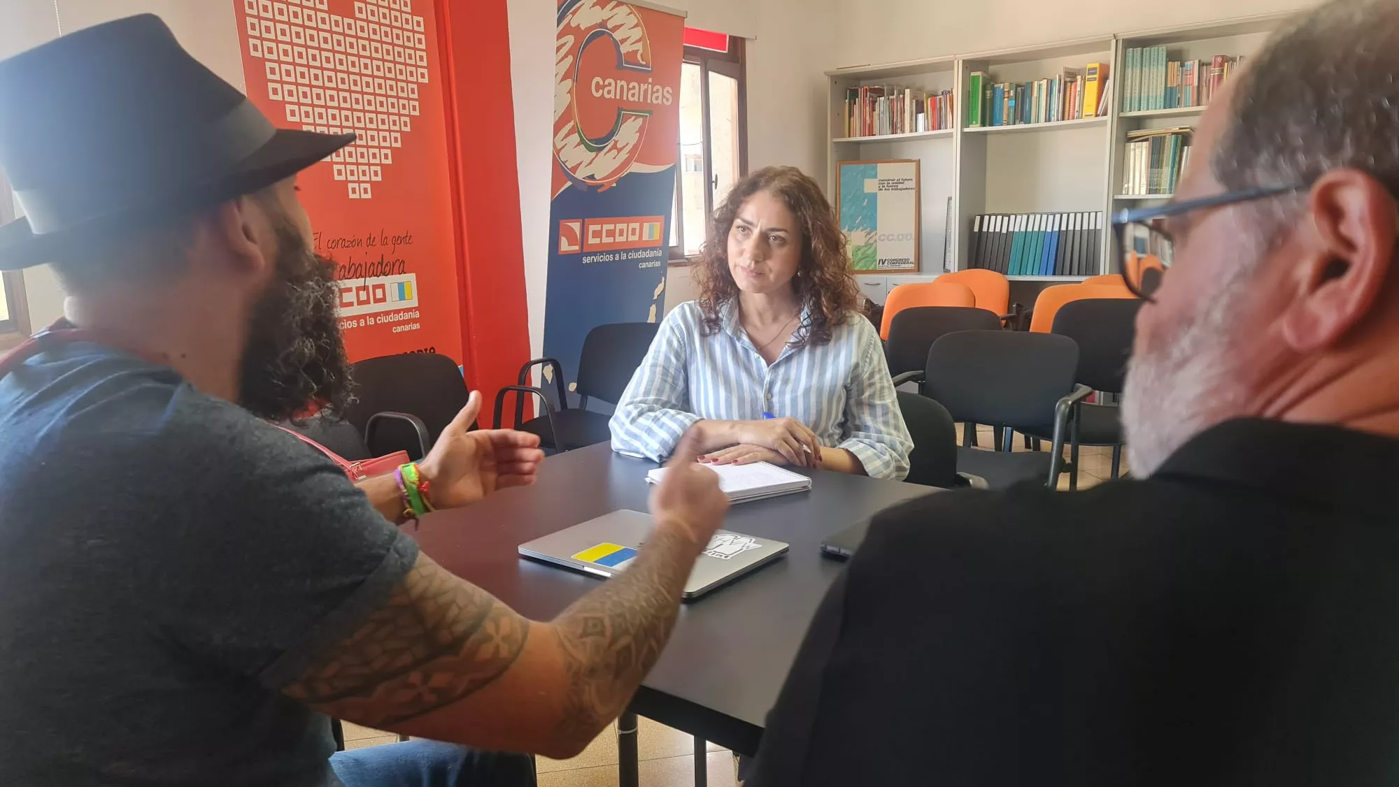 Reunión con los bomberos del Consocio de Emergencias de Gran Canaria / COALICIÓN CANARIA