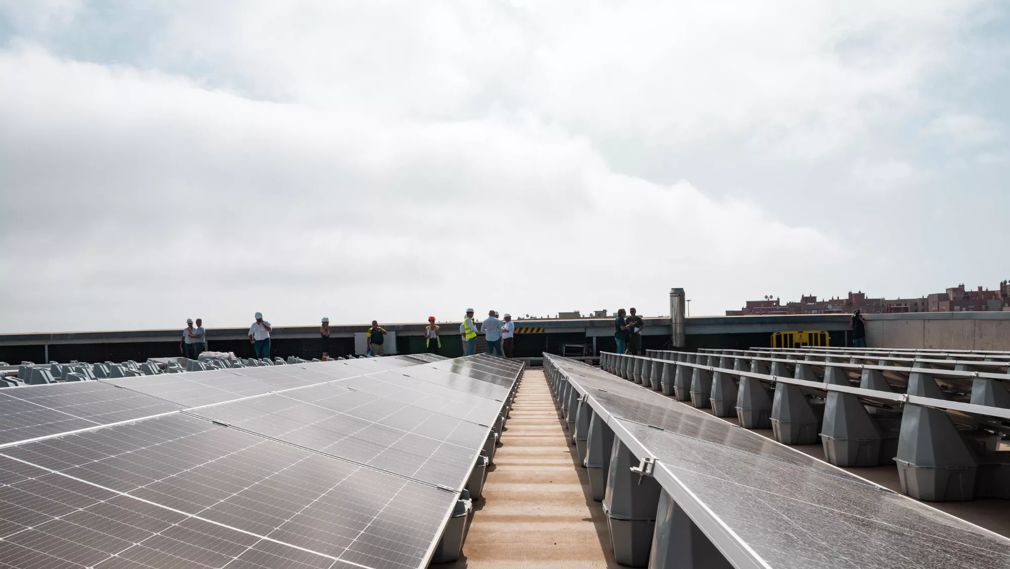 Placas fotovoltaicas en el Gran Canaria Arena / CABILDO DE GRAN CANARIA