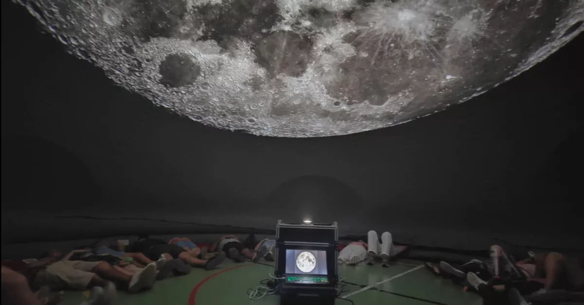 Planetario móvil de Fuerteventura./ CEDIDA