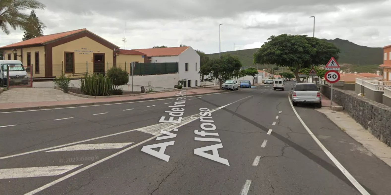 Calle de San Miguel de Abona donde se ubica la Casa del Caminero./ GOOGLE