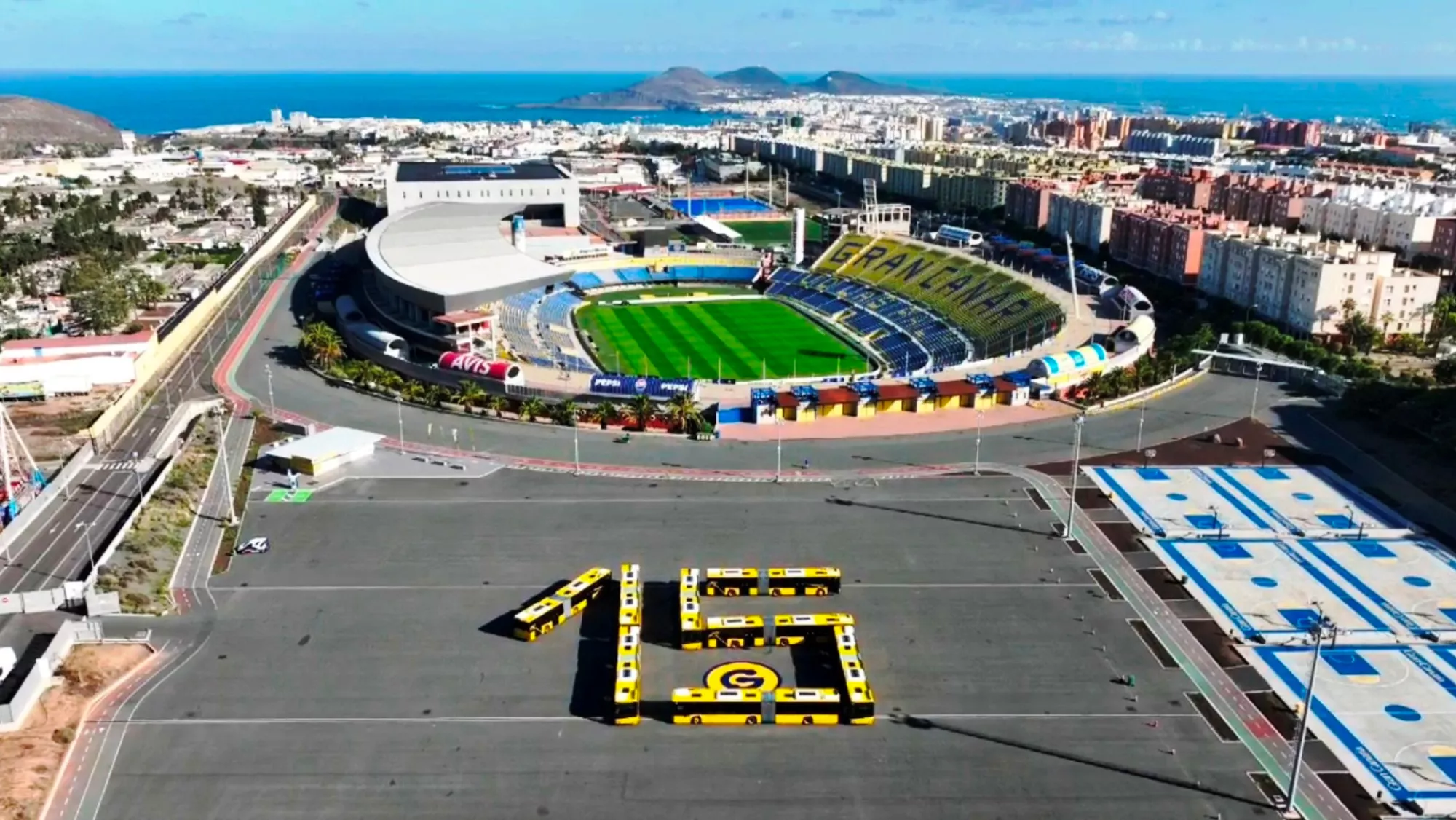 Nuevas 15 guaguas de Guaguas Municipales./ CEDIDA