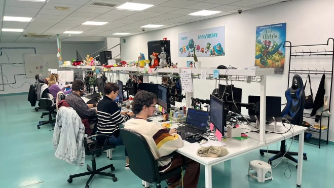 Una de las varias salas de trabajo de 3 Double Producciones / AH / BELA CABRERA