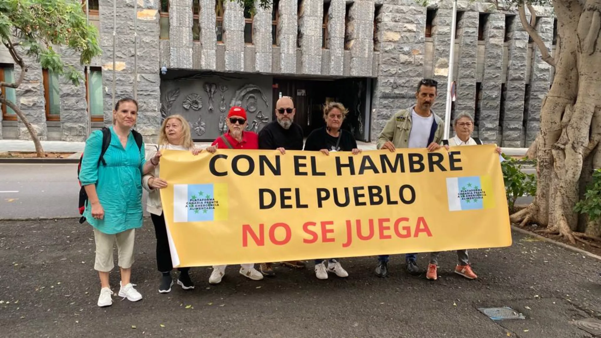 La Plataforma Canaria frente a la Emergencia Alimentaria. / ATLÁNTICO HOY - ALBA MARICHAL