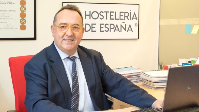 José Luis Yzuel, presidente de la Confederación Empresarial de Hostelería de España / ATLÁNTICO HOY - MARCOS MORENO