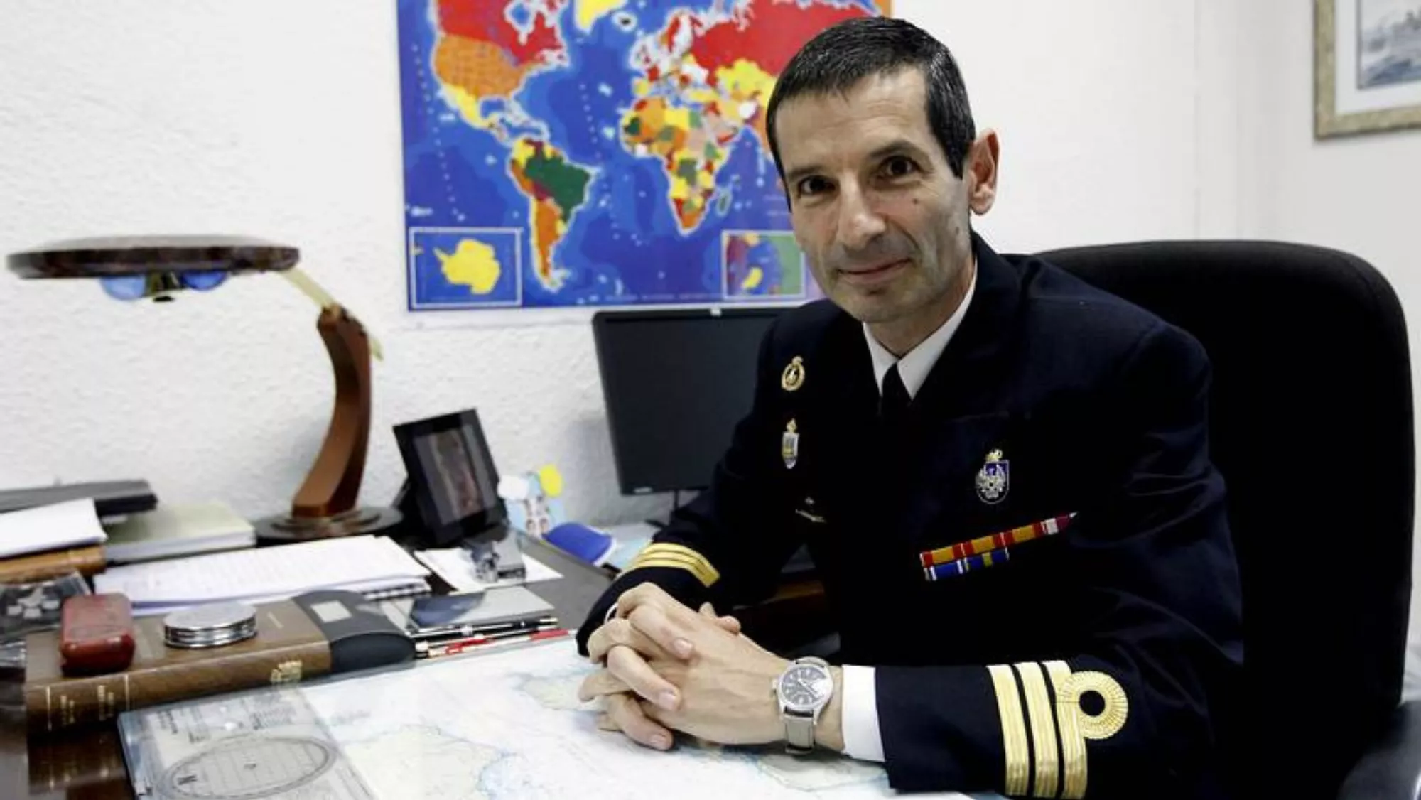 Santiago Colsa Trueba, nuevo comandante del Mando Naval de Canarias./