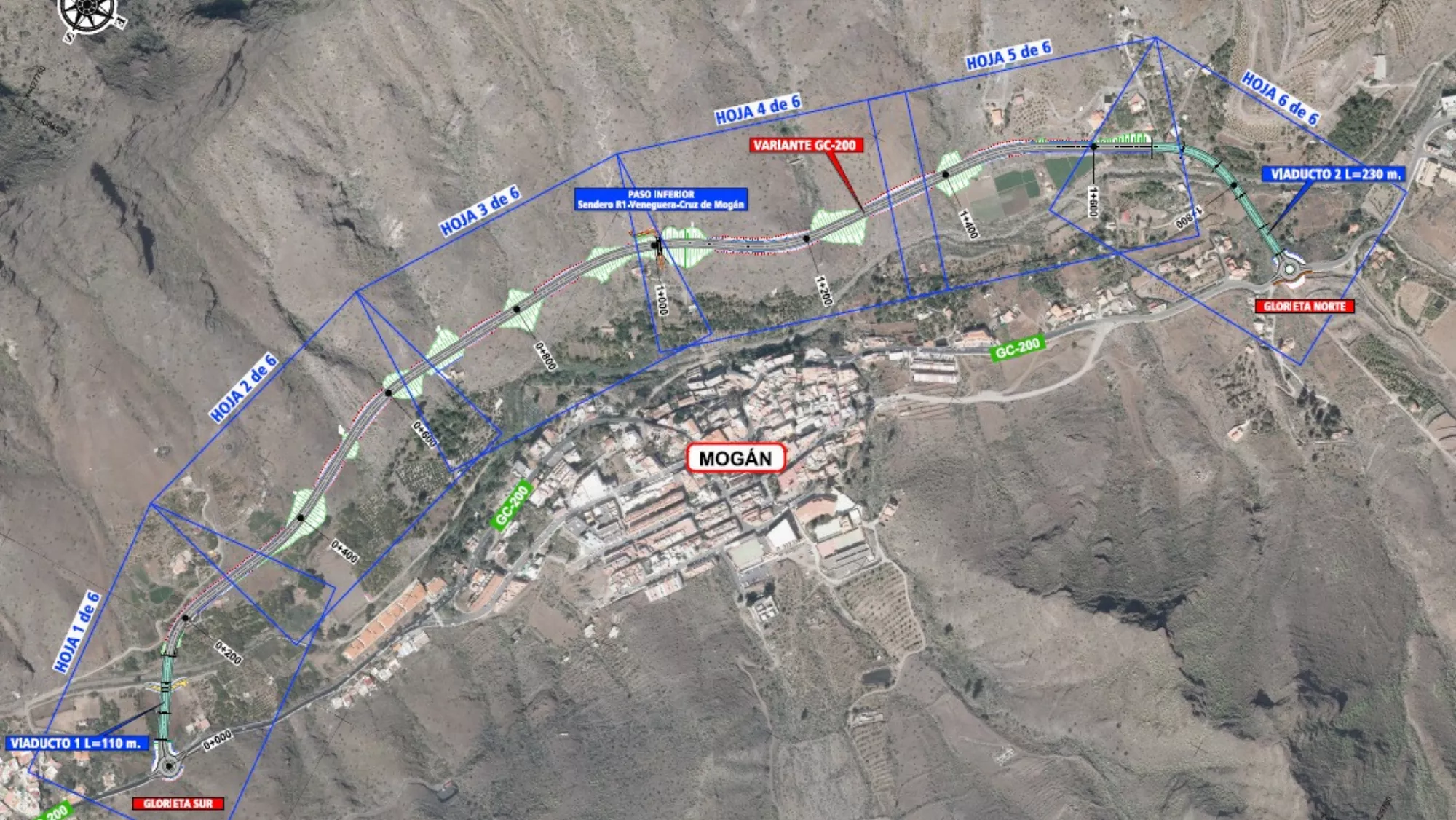 Diseño de la variante de la GC-200 en Mogán./ GOBIERNO DE CANARIAS