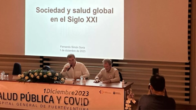 Fernando Simón fue uno de los invitados de la jornada / GOBIERNO DE CANARIAS