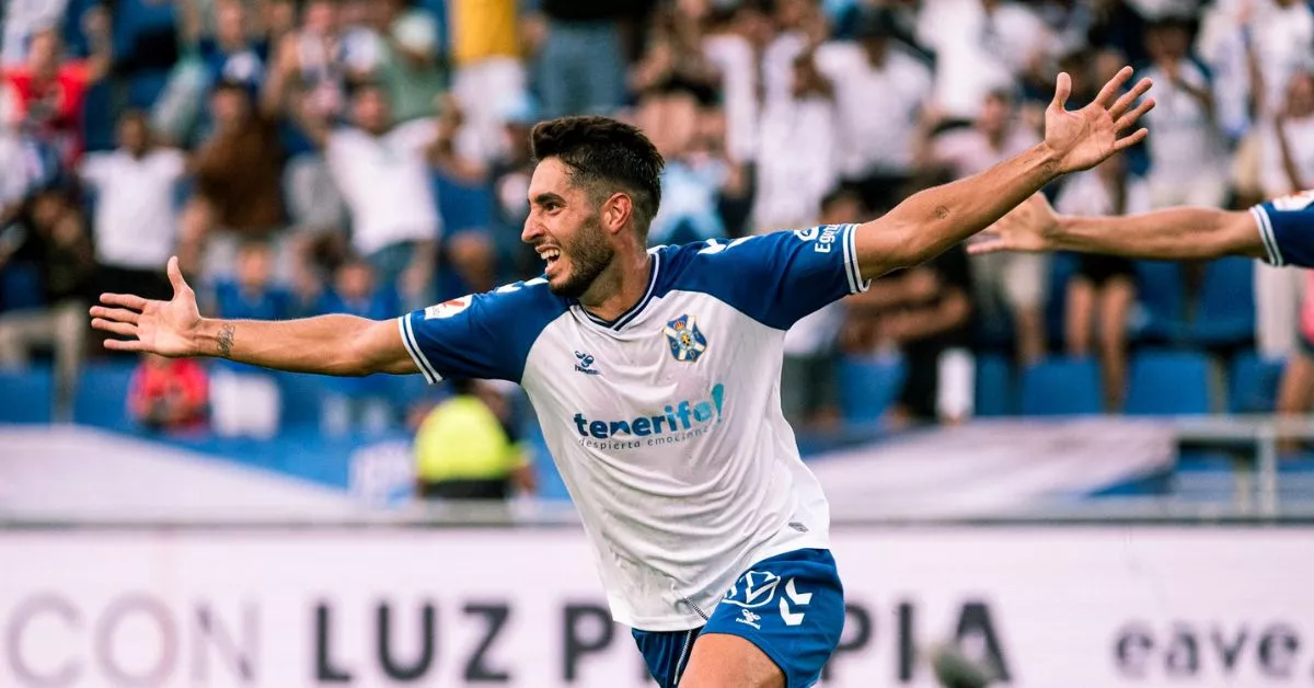 Roberto López lleva cinco goles con el CD Tenerife y es junto a Ángel el máximo realizador de la plantilla./ LALIGA.