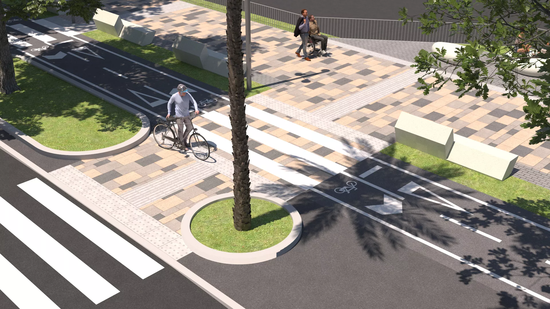 Simulación de la futura avenida de Anaga./ AYTO. DE SANTA CRUZ