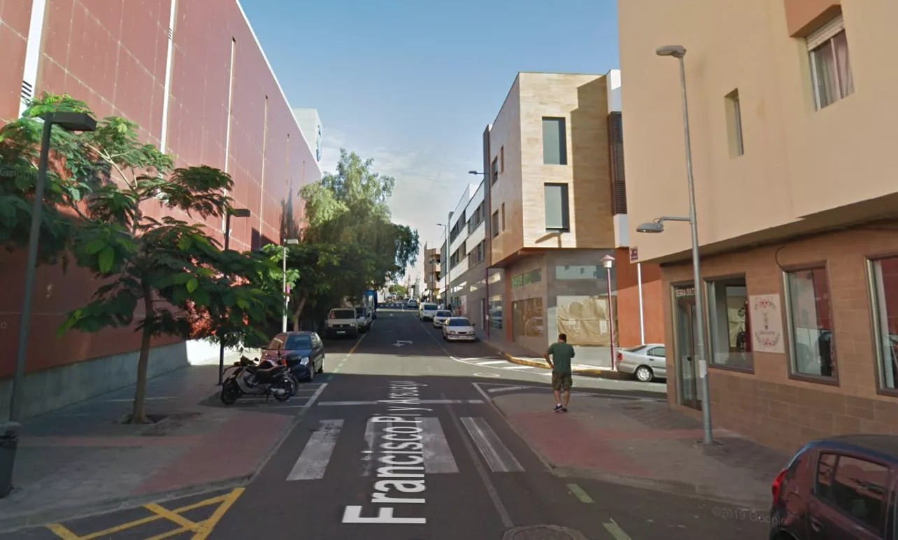 Calle Pi y Arsuaga de Puerto del Rosario, donde se produjo el suceso./ GOOGLE