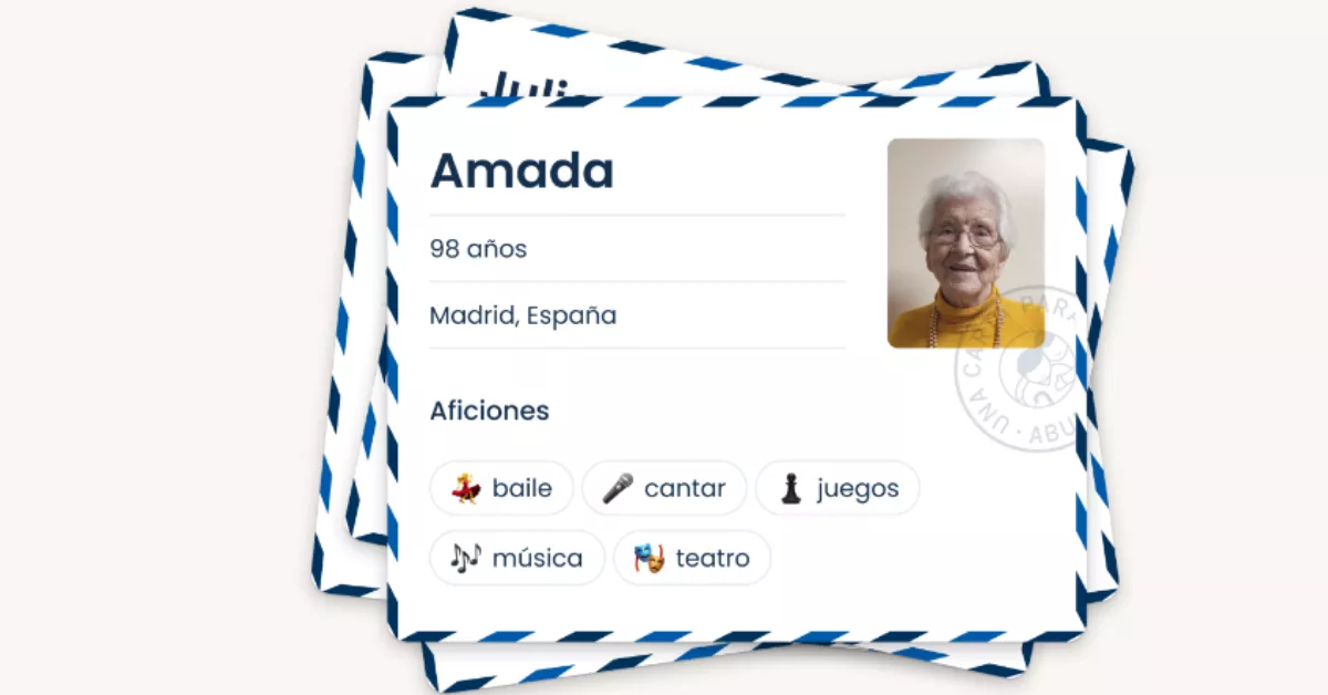 Imagen de la iniciativa Una carta para un abuelo / ADOPTA UN ABUELO