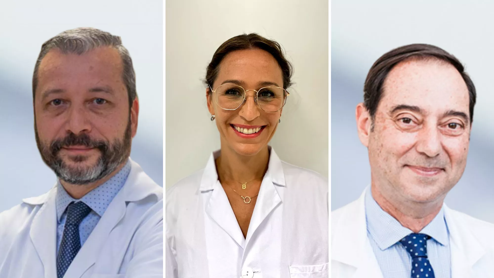 Los doctores Walter Plasencia, Beatriz Rodríguez y José Alberto Muiños, entre los mejores médicos de España según los 'Top Doctors Awards'./  