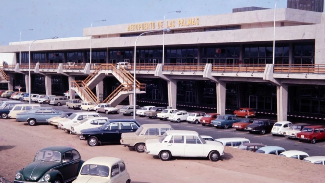 Aeropuerto de Gando en los setenta / FEDAC