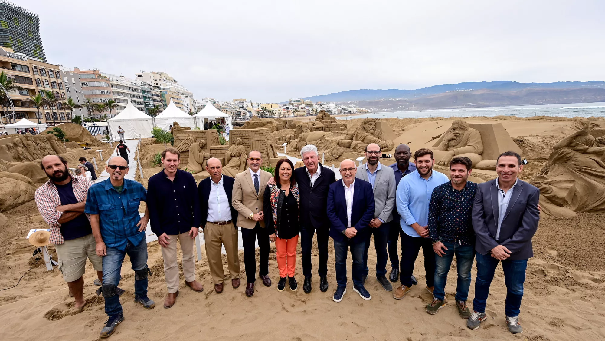 Inauguración del Belén de Las Canteras 2023. / AYUNTAMIENTO DE LAS PALMAS DE GRAN CANARIA