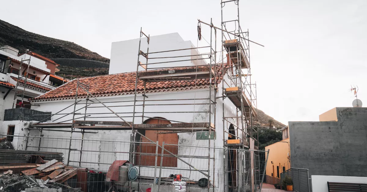 Obras de restauración de la Ermita del barrio El Molinito / CABILDO DE LA GOMERA