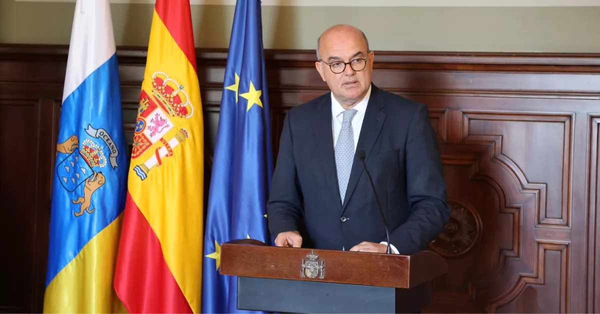 El delegado del Gobierno de Canarias, Anselmo Pestana. / GOBIERNO DE CANARIAS 