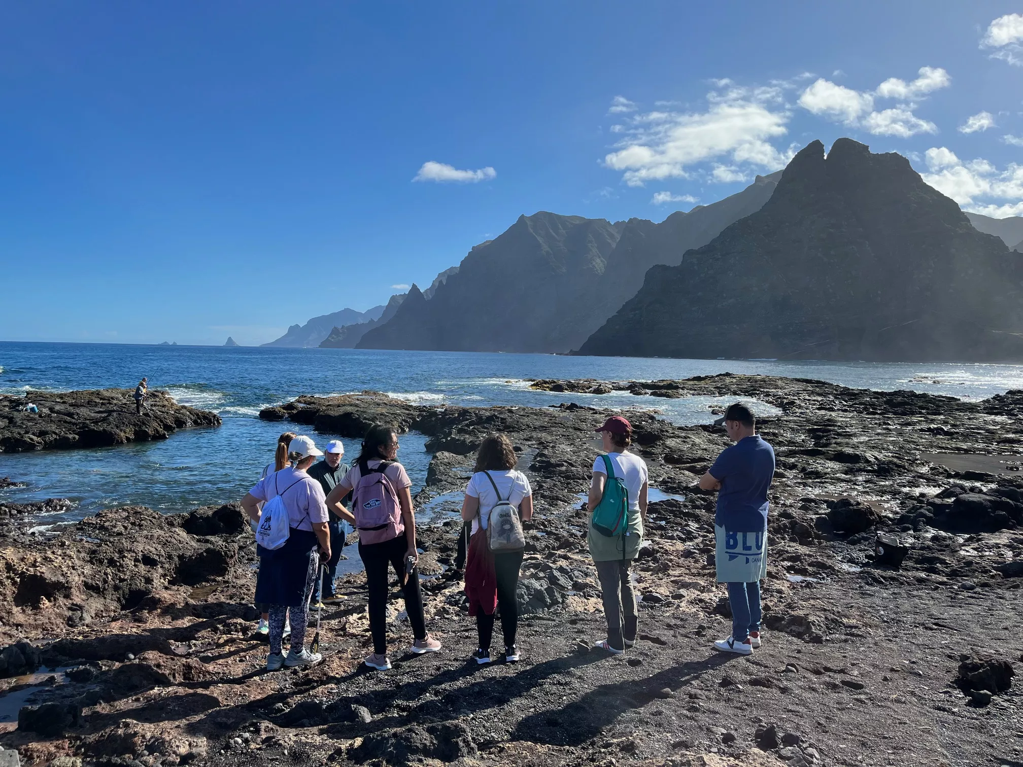Algunos de los participantes en la jornada medioambiental de limpieza de playas ‘Acción Litoral’ celebrada el pasado 1 de diciembre en Punta del Hidalgo / ATLÁNTICO HOY
