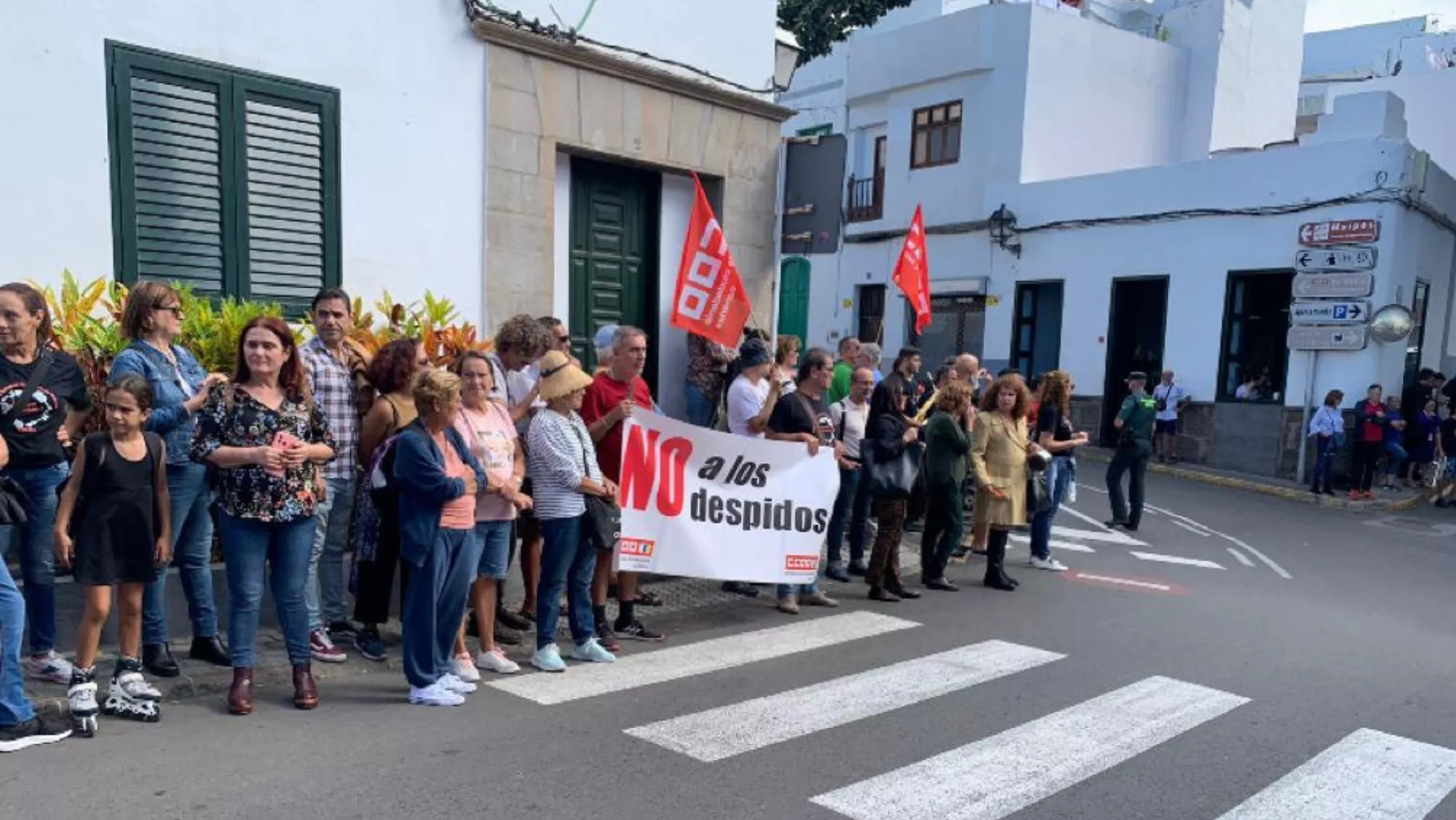 Manifestación en Agaete / COMISIONES OBRERAS