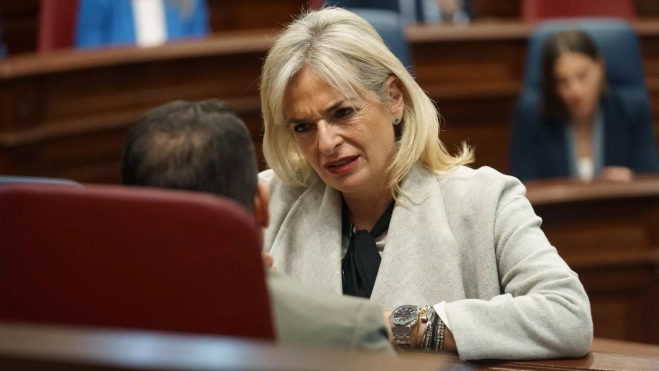 La consejera de Sanidad del Gobierno de Canarias, Esther Monzón. / EFE - RAMÓN DE LA ROCHA