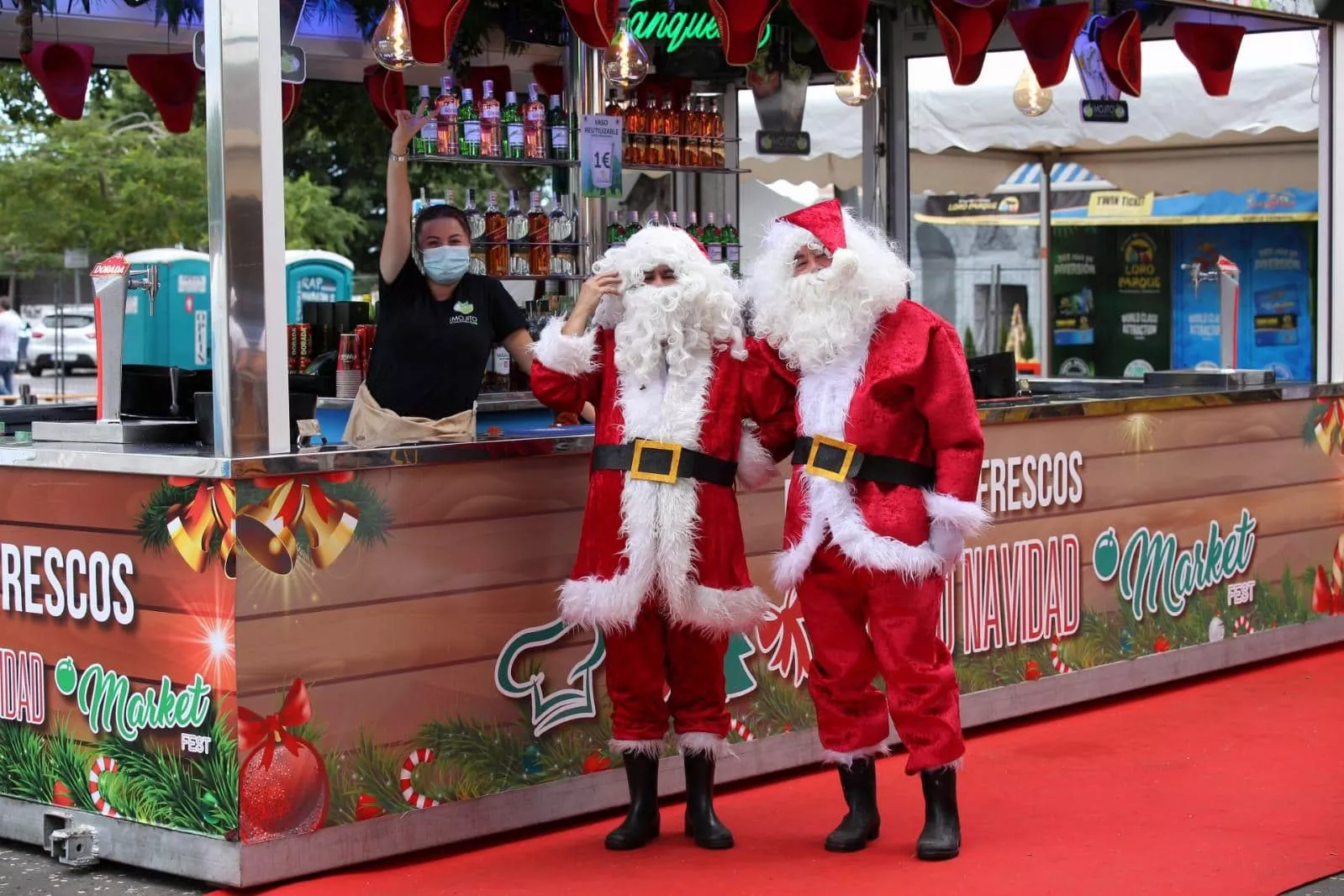 Imagen de una edición pasada del Gastro Navidad Market en Santa Cruz / ARCHIVO