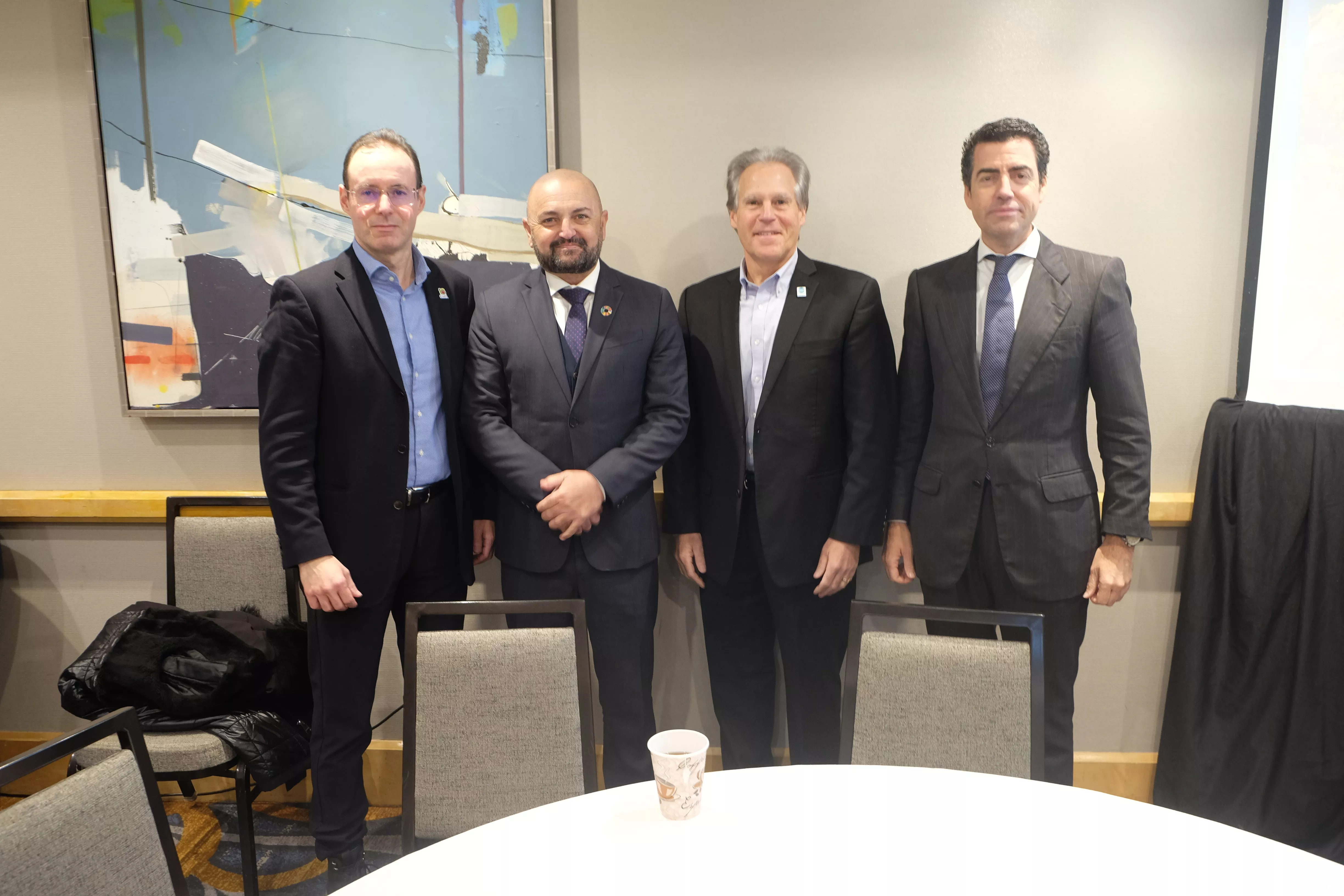 De izquierda a derecha, Magí Castelltort, Carlos Álamo, James Killen y Pablo Llinares. / TURISMO DE GRAN CANARIA