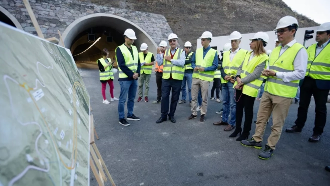 Imagen en el exterior de los Túneles de Faneque / GOBIERNO DE CANARIAS Imagen en el exterior de los Túneles de Faneque / GOBIERNO DE CANARIAS
